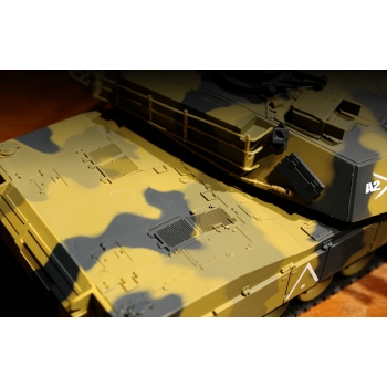 Ferngesteuerter Panzer ASG/IR/Sound 1:24 U.S. M1A2 Abrams RTR 2,4 GHz – Heng Long 3816